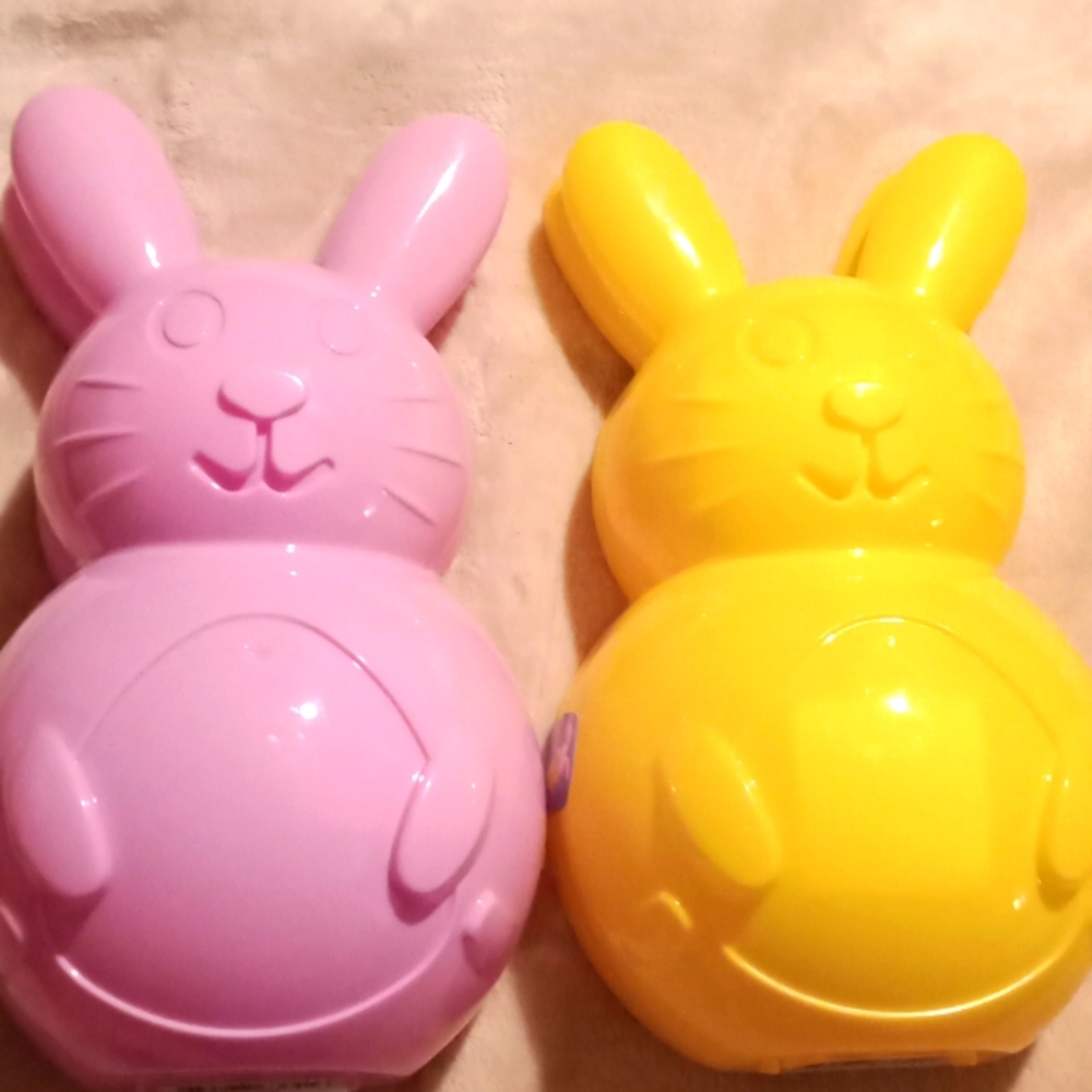 2 bunny containers